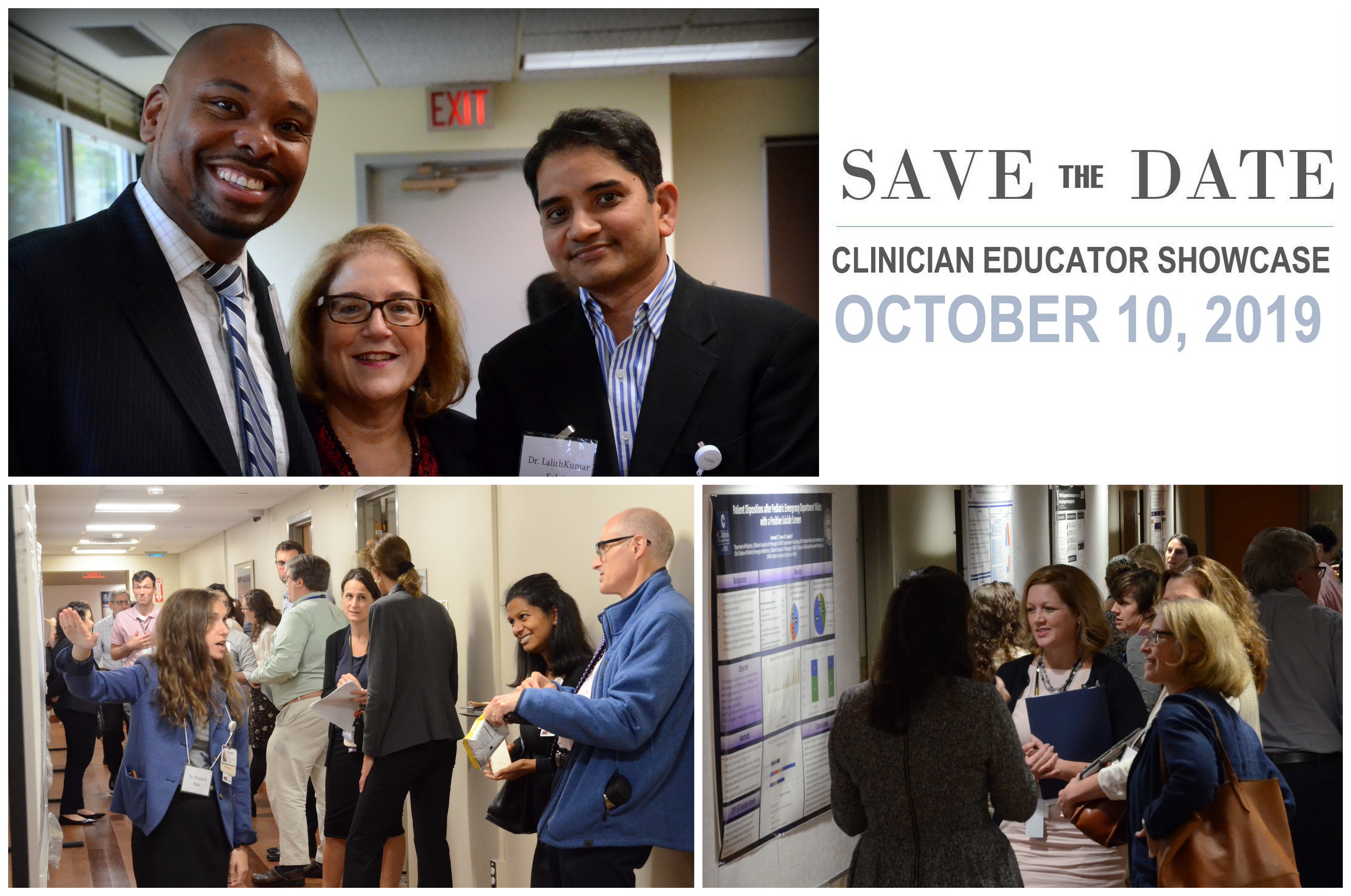 Save the Date for October 10, 2019 Clinician Educator Showcase