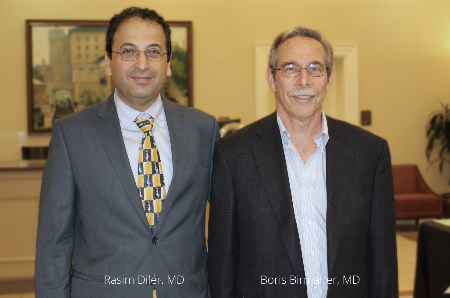 Drs. Rasim Diler and Boris Birmaher at the CABS Conference