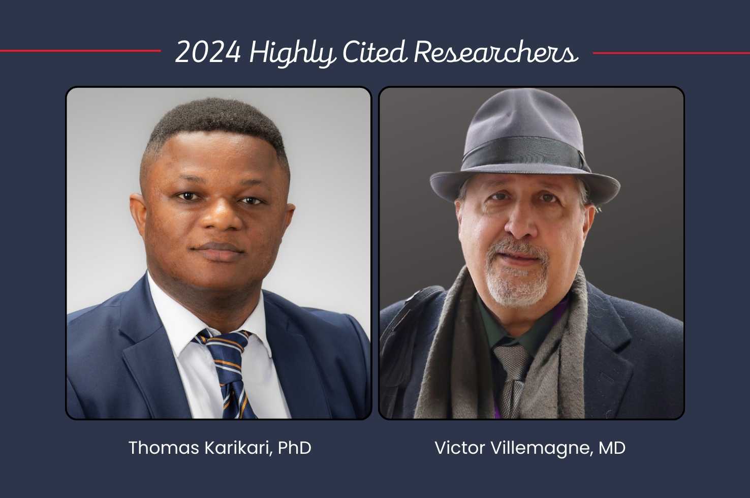 Drs. Thomas Karikari and Victor Villemagne