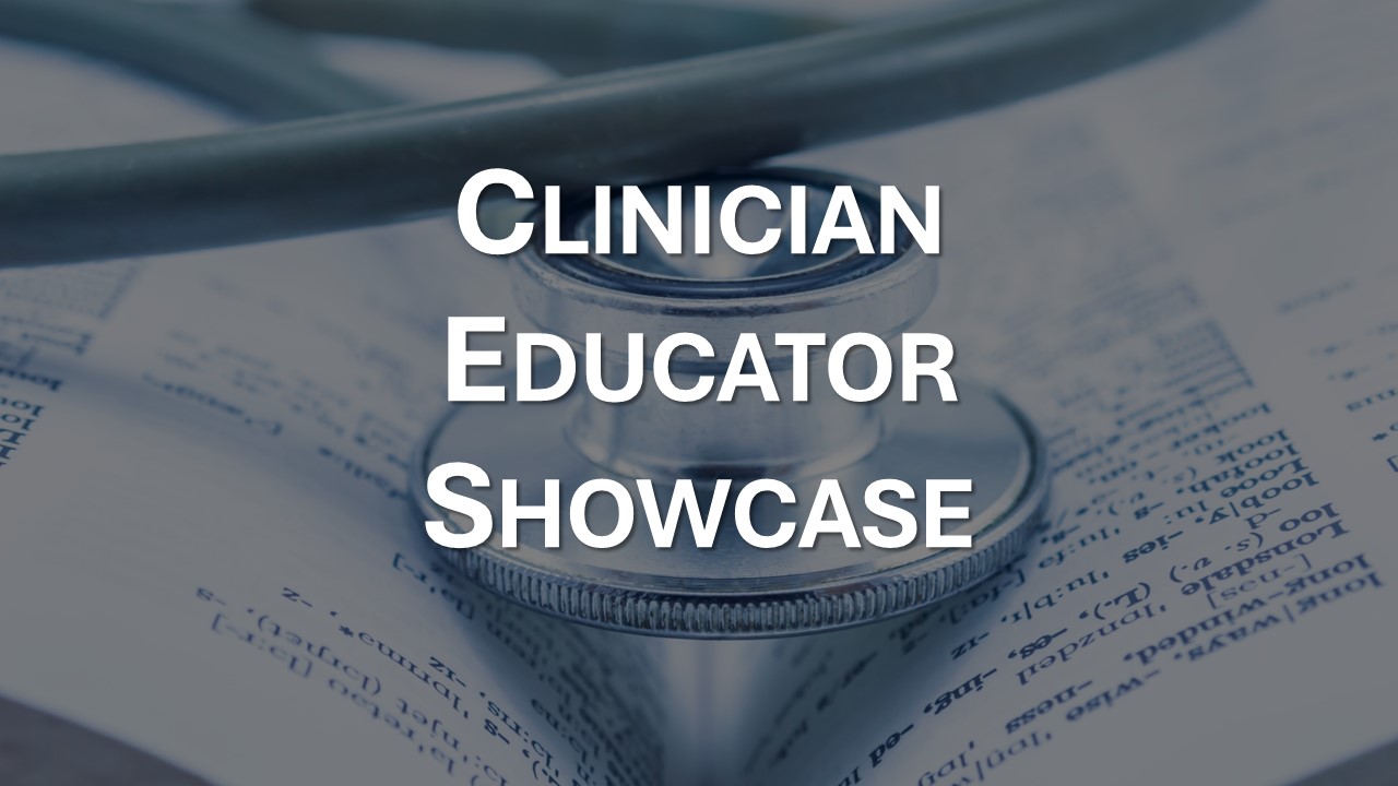 2026 Clinician Educator Showcase Logo