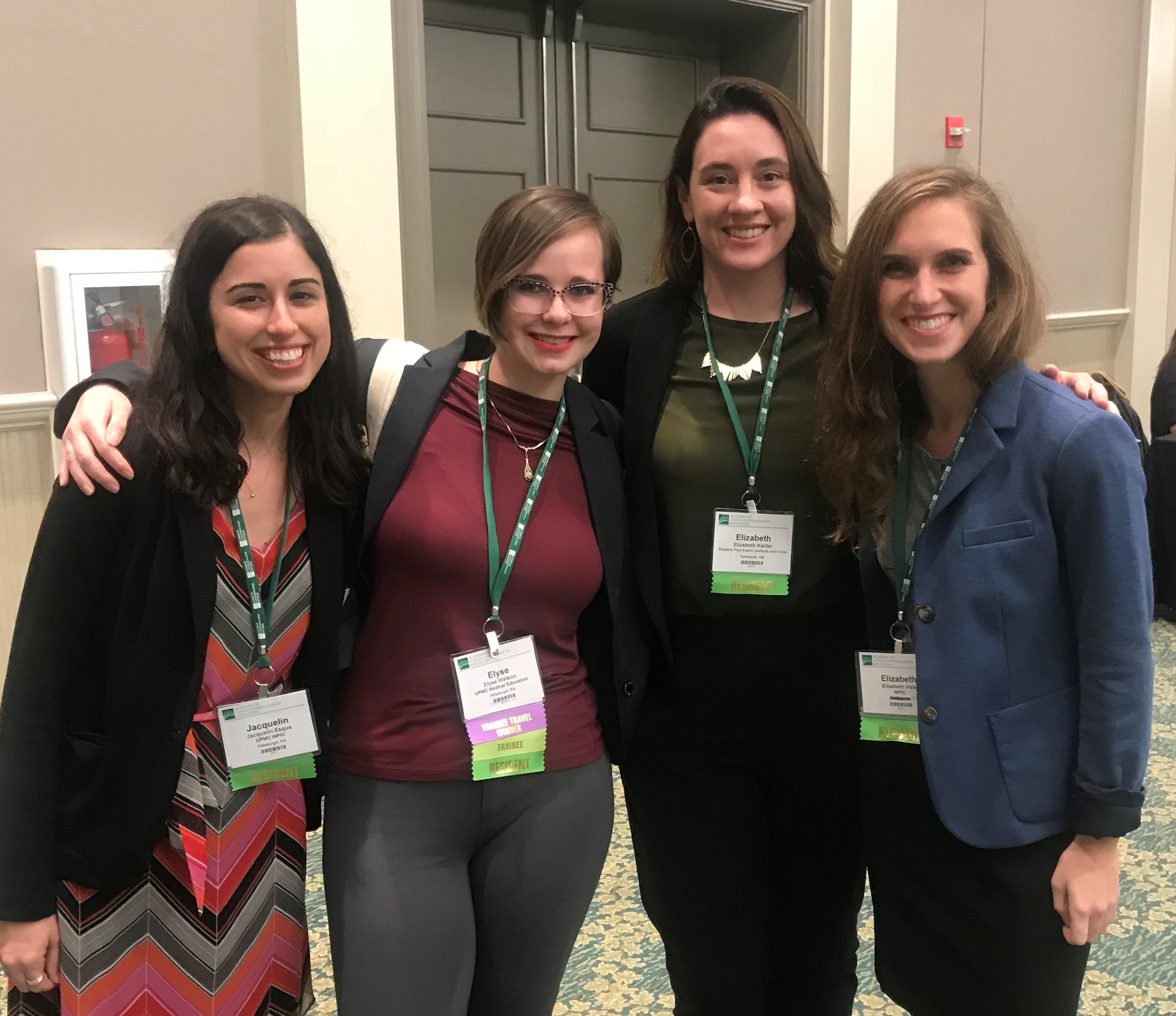 Our fellows attending the 2018 Academy of Clinical Psychiatry annual meeting.