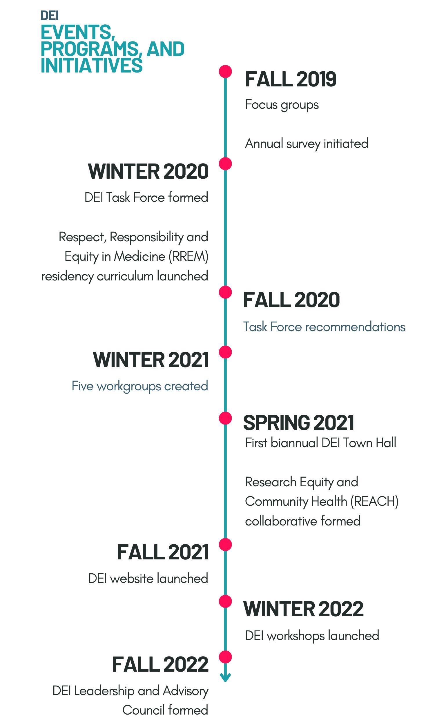 DEI Initiative Timeline