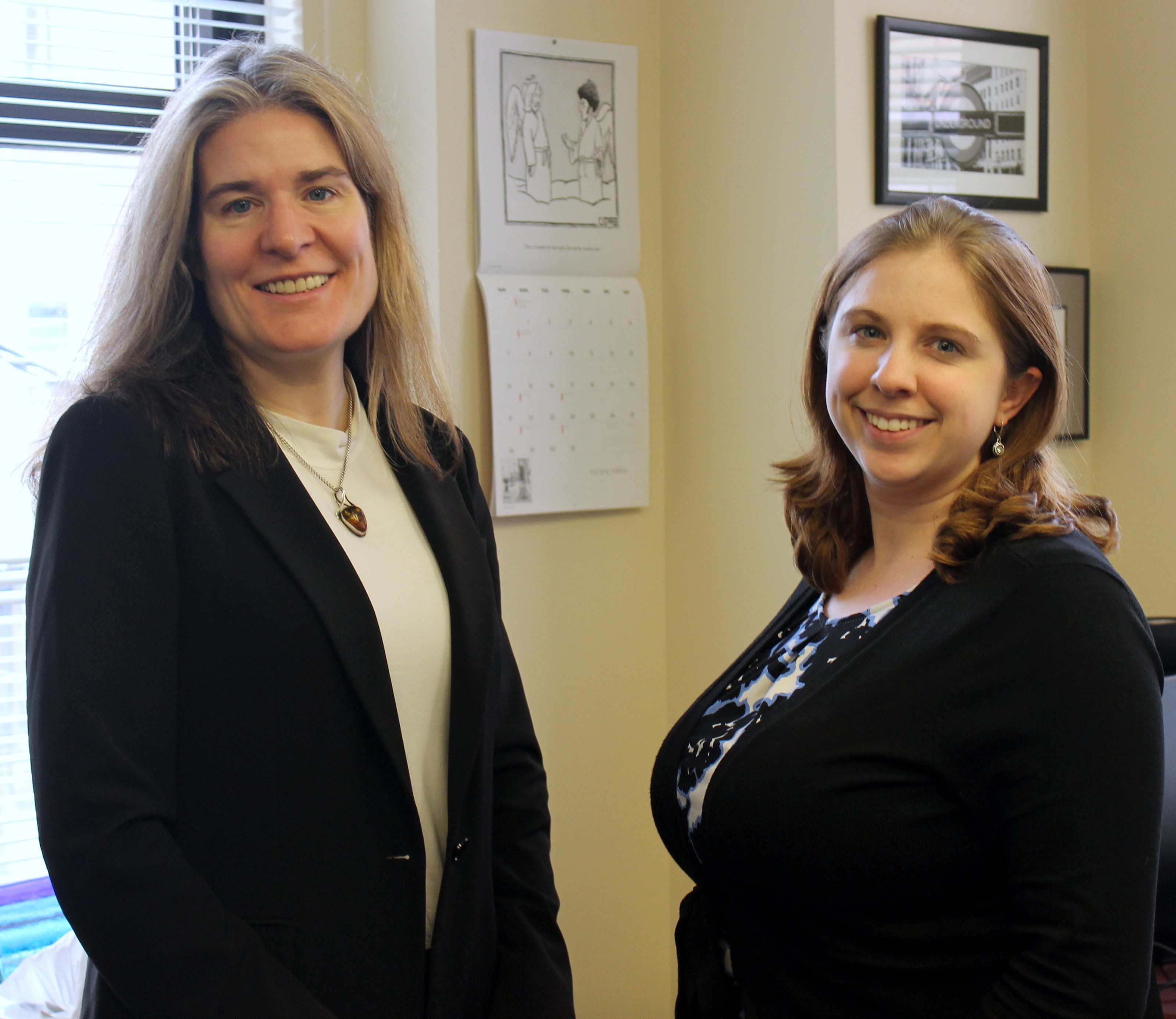 Dr. Mary Phillips with Heather Acuff