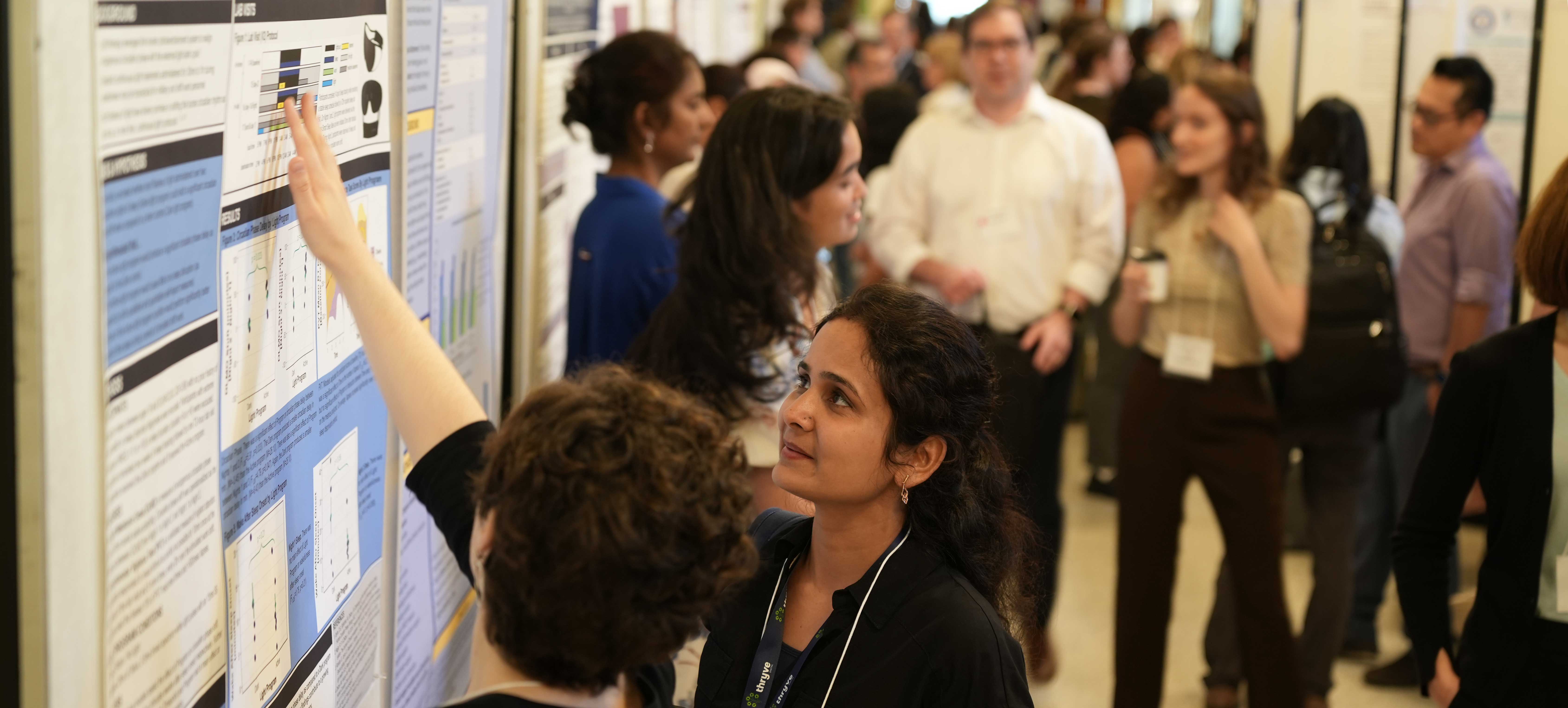 Scene from the Department's Annual Research Day