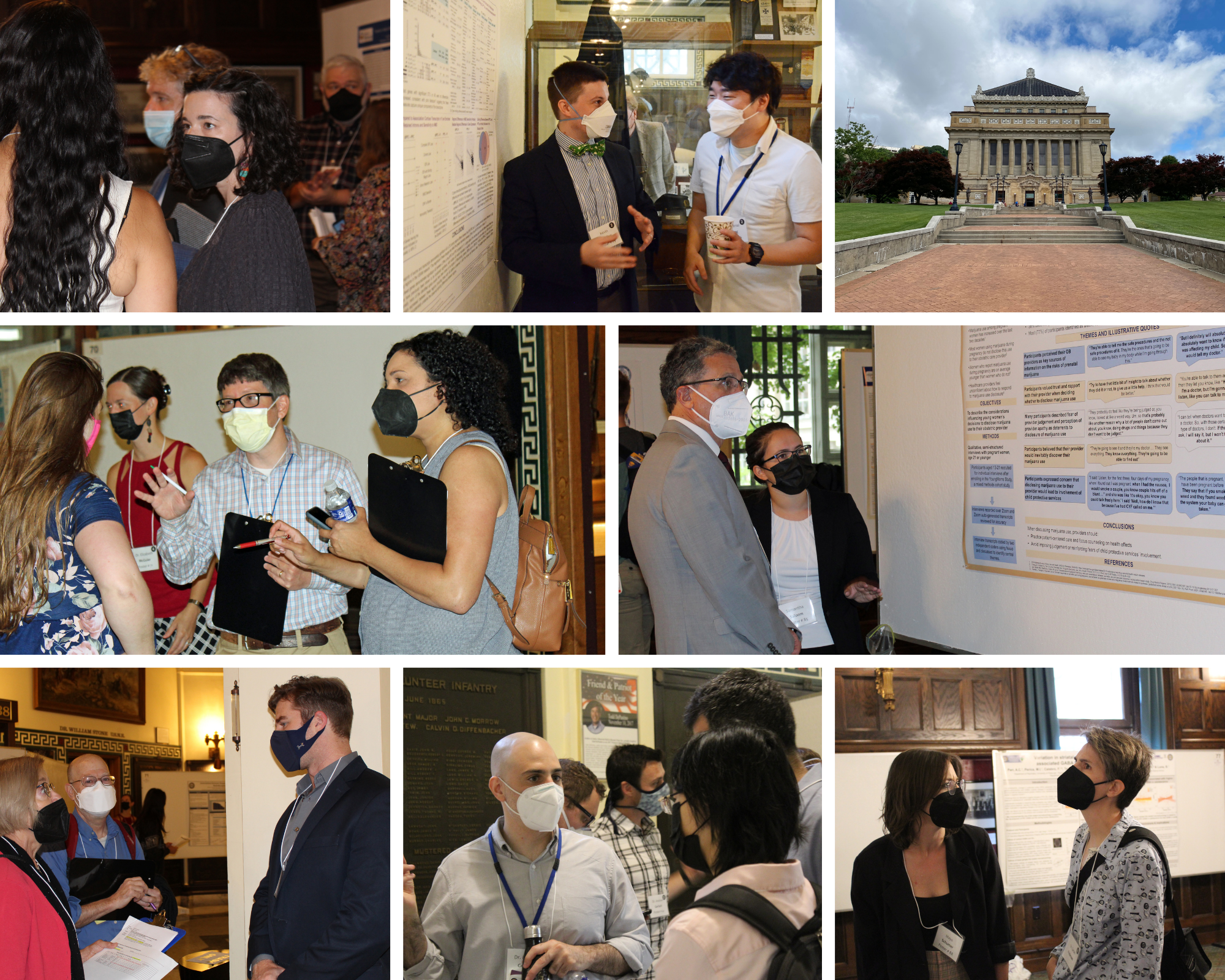 2022 Research Day Poster Session Collage 1