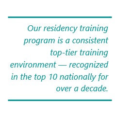 Sidebar about Residency Training