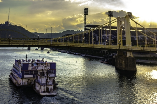 Pittsburgh river and North Shore