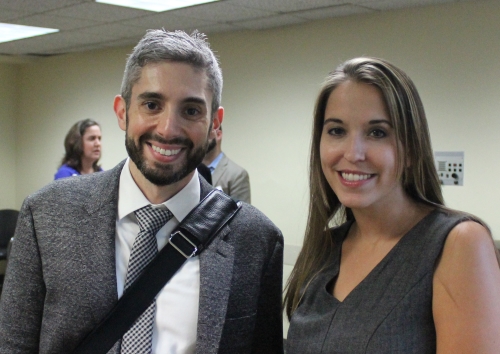 AACE Co-Director, Pierre Azzam, MD, with past AACE Track participant, Robin Valpey, MD