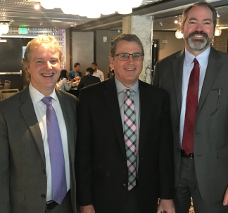 Drs. Ken Nash, David Lewis and Jamie Tew at the 2019 APA Meeting