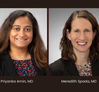 Drs. Priyanka Amin and Meredith Spada