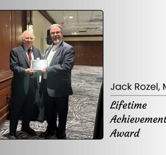 Dr. Jack Rozel Receives Lifetime Achievement Award